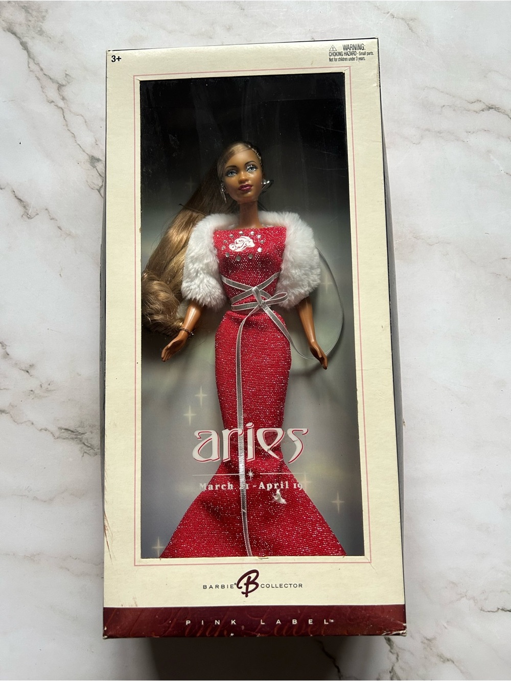 Pink Label Zodiac Aries Blonde Barbie Doll
